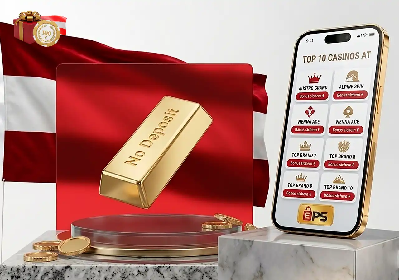 Aktuelle Casino Boni ohne Einzahlung in Österreich für das Jahr 2026.